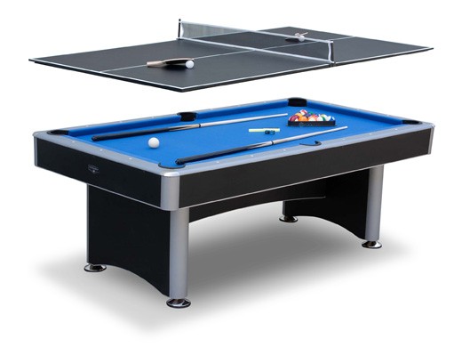 カウンターテーブル・ハイテーブル WTW MARVERICKS TABLE Hathaway Maverick II 7-Ft. Pool Table with Table Tennis Top