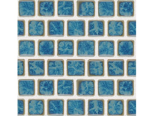 National Pool Tile Harmony 1x1 Series | Pacific Blue | MK1341