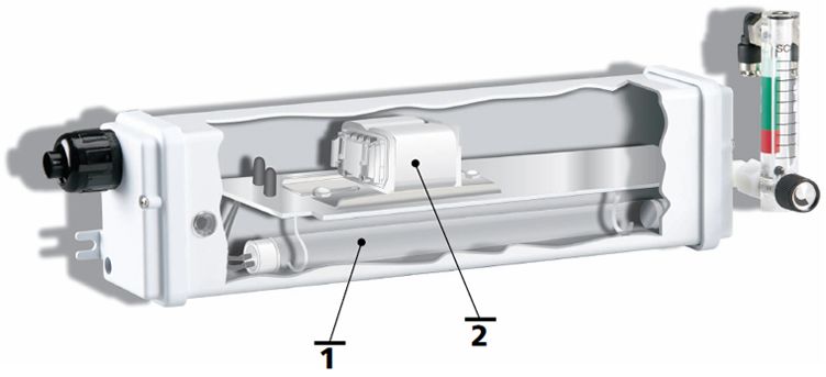 UltraPure Water Quality | Dial Flowmeter SSPP | 110V 25K Gallons | 1004100 Parts Schematic