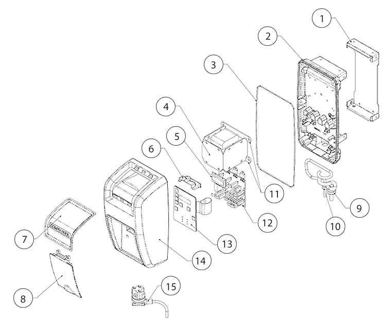CompuPool CPSC Series Power Pack Only | PP-CPSC36 Parts Schematic