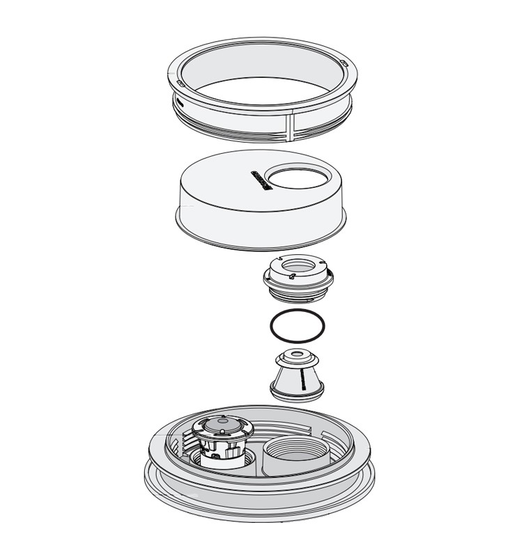 Hayward ColorLogic Bubbler | WFB100 Parts Schematic