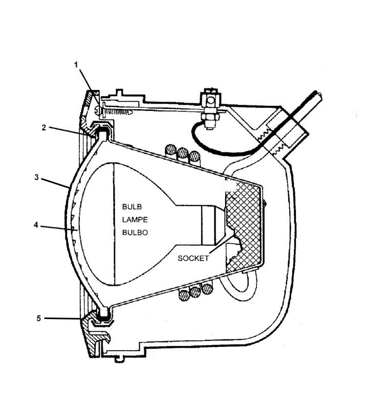 SP0583L150 ASTROLITE LIGHT 500W 120V 150' PLASTIC Parts Schematic