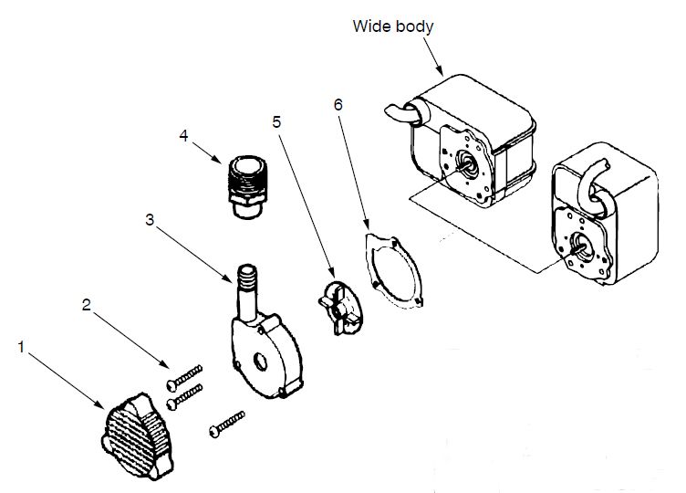 Franklin Electric Little Giant PE-1-PCP Pool Cover Pump | 170 GPH 25-Foot Cord | 518025 Parts Schematic