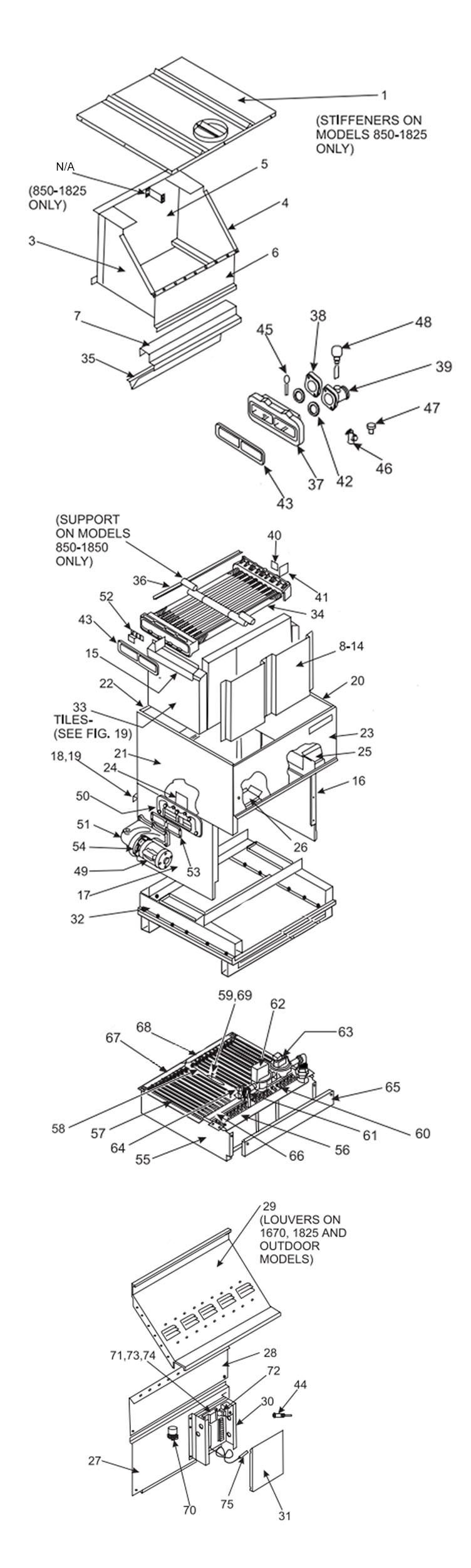 Pentair MegaTherm High Performance Indoor Commercial Swimming Pool Heater Pump Mounted | Copper Exchanger | 715K BTU Natural Gas | MT0715IN09C1PC Parts Schematic