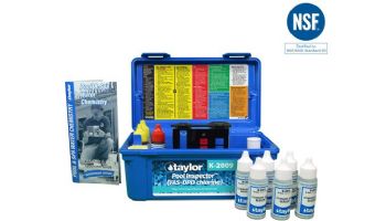 Taylor Pool Inspector Test Kit Chlorine pH CYA | 0.75 Oz. Bottles | K-2009