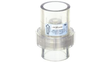 Air Supply 2" Union Check Valve 1/4 lb. Spring 1.5" I.D. - 2.0 O.D. | Clear | 1112500 112500