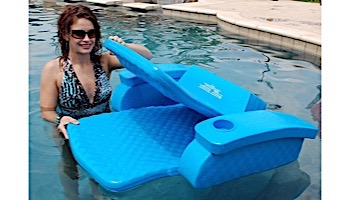Texas Recreation Baja II Folding Lounge | Bahama Blue | 6570126