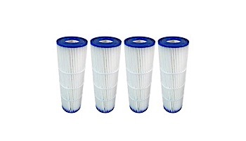 Replacement Quad DE 60 Filter Replacement Cartridges for Pentair | Set Of 4 Required | 6-1.4 x 20-3.4 Inch | 178654 C-6960 XLS-621 PC-1961 FC-1961 60151