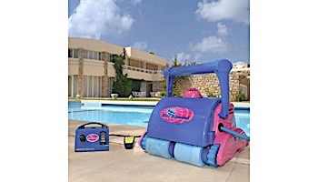 Water Tech Blue Diamond Robotic Pool Cleaner | Complete w/ Remote, 75ft Cable, & Caddy | BLD03RC 71052RR