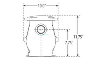 Waterway Champion 56-Frame .75HP Energy Efficient Full Rated Pool Pump 115/230V | CHAMPE-107