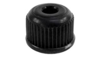Blue-White Industries Tube Nut PVDF | Black | .25T | C-330-4