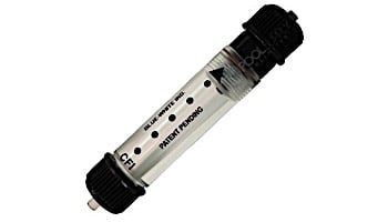 Blue White Flow Indicator Vit Glass | .37T | FI-100-6V