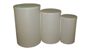 Blue White Slurry Tank with Lid 50 Gallon | ST-50
