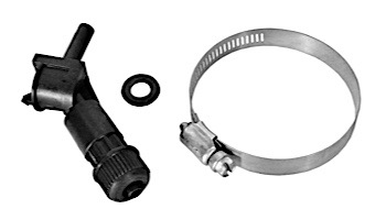 Blue White Threadless Injector Fitting | TI40-6V