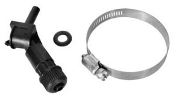 Blue White Threadless Injector Fitting | TI40-6V