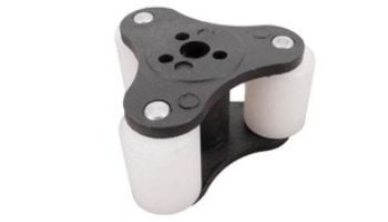 Blue White Triple Roller Assembly | A-003