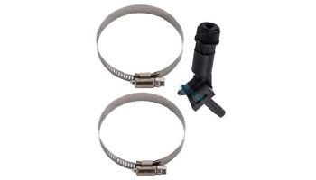 Blue White Threadless Injector Fitting .25 | TI40-4V