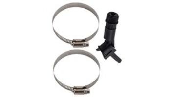 Blue White Threadless Injector Fitting .25 | TI40-4V