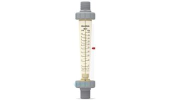 Blue White In-Line Flow Meter 1 to 10 GPM |  0.75 Inch MNPT | F-45750L-12