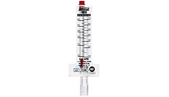Blue White F-300 Series 2" PVC Flow Meter | 40-120 GPM | F-30200P