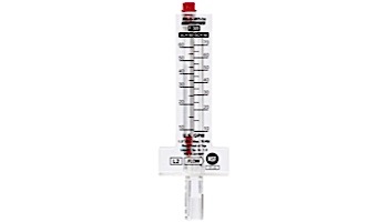 Blue White F-300 Series 2-1/2" PVC Flow Meter | 29-150 GPM | F-30250P