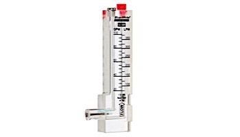 Blue White U-300 Series 1.5" PVC Flowmeter | Vertical Up Flow | 10-60 GPM | U-30150P