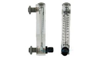 Blue White Variable Area Flow Meter | .5 - 5 GPM with .5" MP | F-55500LA