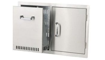 Bull Outdoor Products Propane Drawer/Single Door Combo | 65784