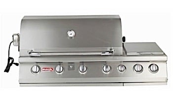 Bull Barbecue 7-Burner Stainless Steel Built-In Propane Grill with Lights | 18248