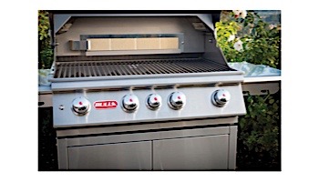 Bull Barbecue Angus 30" 4-Burner Stainless Steel Propane Grill Cart with Lights | 44000