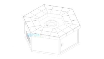Bull Outdoor Products Hexagon Rock Fire Pit Upgrade | 47724