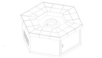 Bull Outdoor Products Hexagon Rock Fire Pit Upgrade | 47724