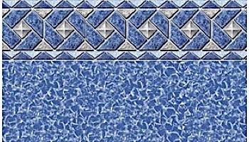 Sonoma 15x27' Oval Standard Gauge Unibead 48" Tall Liner | LI1527OTU