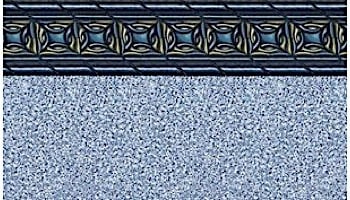 Pacific Realm 11x25 Round Standard Gauge Unibead 52" Tall Liner | LI112552MDU