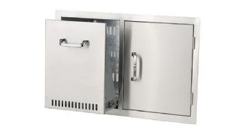 Bull Outdoor Products 30" Stainless-Steel Reversible 3 Drawer Door Combo with Reveal | 25900