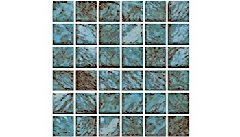 National Pool Tile Oasis Series 1x1 | Turquoise Mirage | OSS-MIRAGE1x1