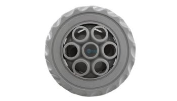 Custom Molded Products Spa Jet 2.5" Gunite Scalloped Internal Jet with 3.5" Massage Flange | Gray | 25591-241-000