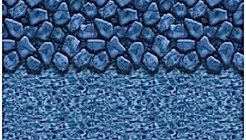 18' Round Boulder Swirl Pattern Above Ground Pool Liner | Uni-Bead | Heavy Gauge | 54" Wall | LI1854BSU25