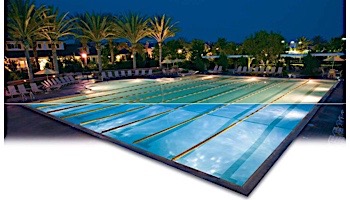 J&J Electronics Pool Light Fixture LED Pure White 120V 50' Cord | LPL-H50-P1-WHT-120