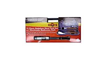 12pc Wooden Handle Set with Bonus Thermo Fork