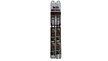 2 Pack Kit - Single Non-Stick Kabob Baskets