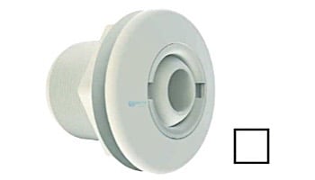 AquaStar Large 2" Return Fitting | with Gasket Nut and Eyeball Nut | for Fiberglass or Steel | White | 1020F101