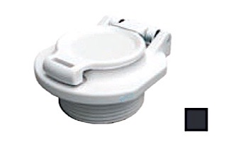 AquaStar Safety Vacuum Lock Wall Fitting 1.5" | Black | VLK15T02