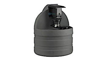 Stenner Pumps Tank System | Single Head Adjustable Output Peristaltic Pump | 15 Gallon Gray Tank | 220V | S1G45MJL1B2STAA