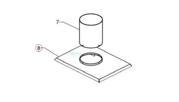 Raypak Flue Adapter | 010824F