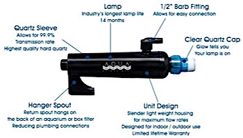Aqua Ultraviolet Advantage 2000 with Hanger | 8 Watt | A00285