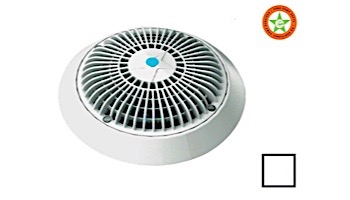 AquaStar 8" Star Anti-Entrapment Cover, Solid Riser Ring and Mud Frame (VGB Series) | White | A8R101