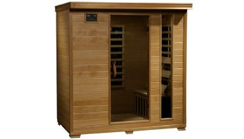 HeatWave Monticello 4-Person Hemlock Infrared Sauna with 9 Carbon Heaters | SA2418