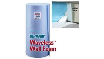 Gladon Waveless Wall Foam Insulation for Above Ground Pools | 1/8" x 48" x 100' | 2 Lb. | NL113 AG100