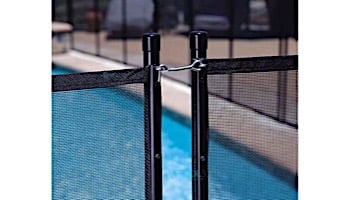 GLI Pool Products Inground Removable Safety Fence | Section 4'x10' Black | 4300500